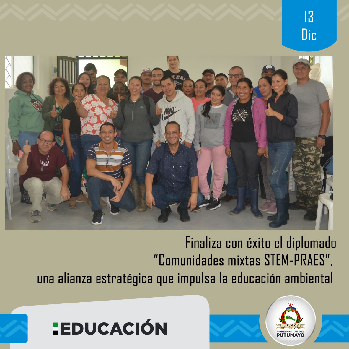 Finaliza con éxito el diplomado “Comunidades mixtas STEM-PRAES