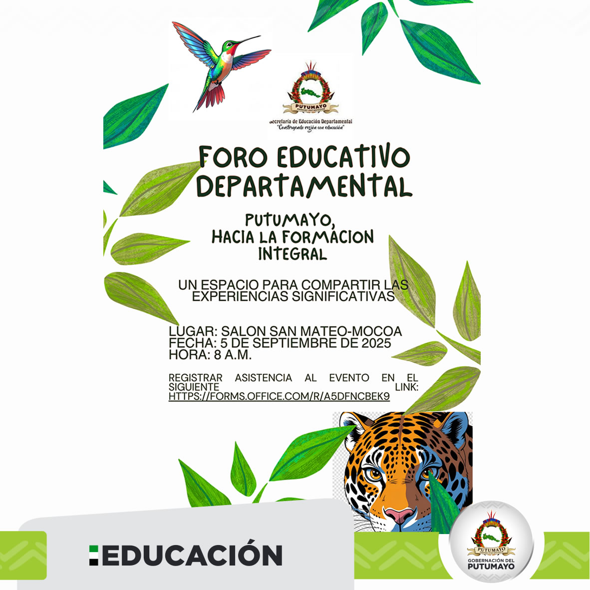 FORO EDUCATIVO DEPARTAMENTAL