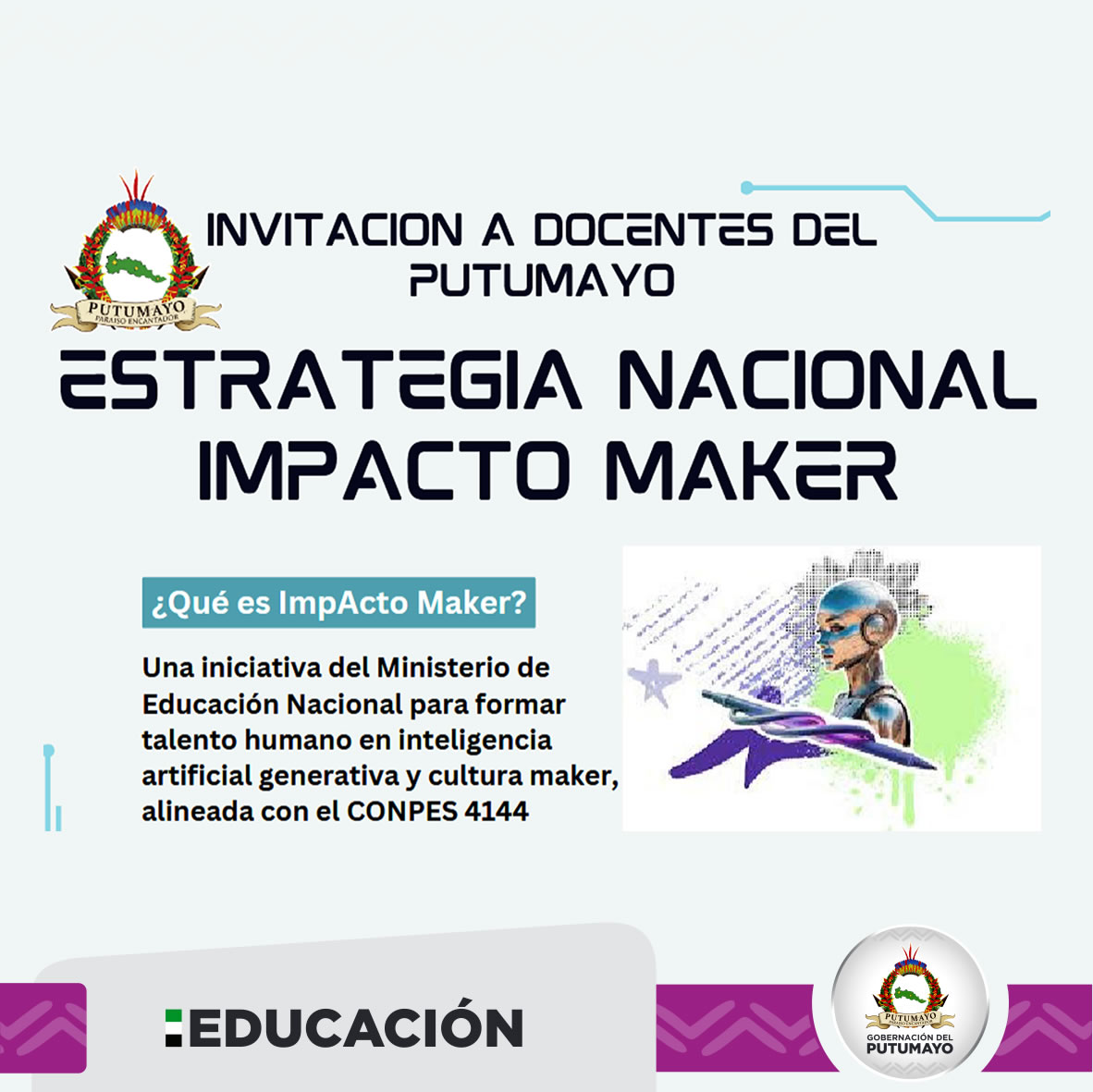 INVITACION A DOCENTES DEL PUTUMAYO